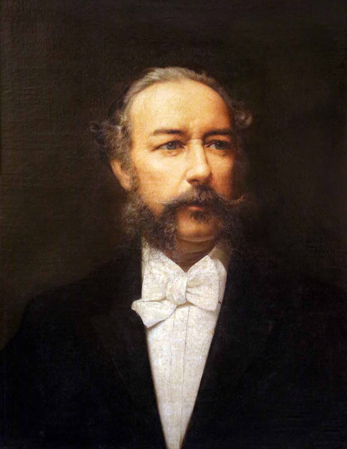 Portrait of Gaetano Filangieri. Edgardo Saporetti circa 1885
